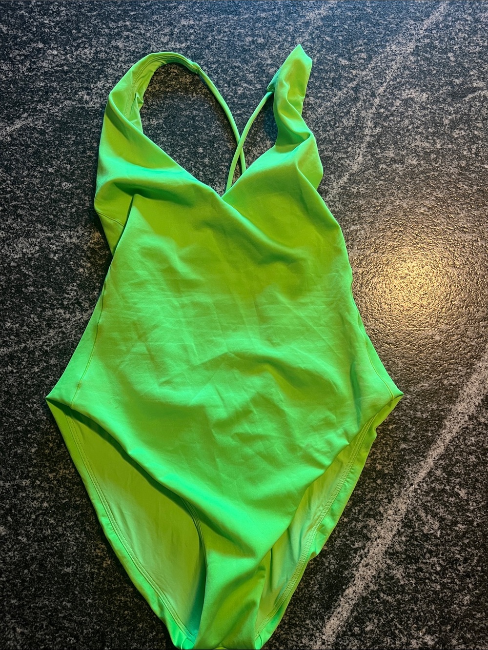 Left On Friday Neon Green One-Piece Swimsuit